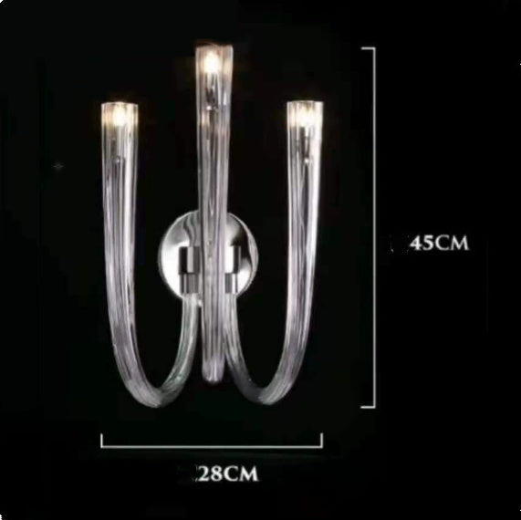 Modern Glass Chandelier – Creative Duplex Restaurant Ceiling Lamp