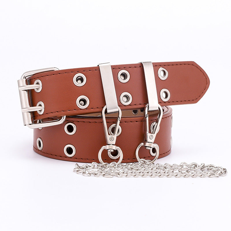 Stylish Double-Breasted Waist Belt for Girls