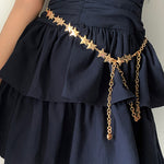 Women’s Metal Waist Chain – Retro Dress Accessory