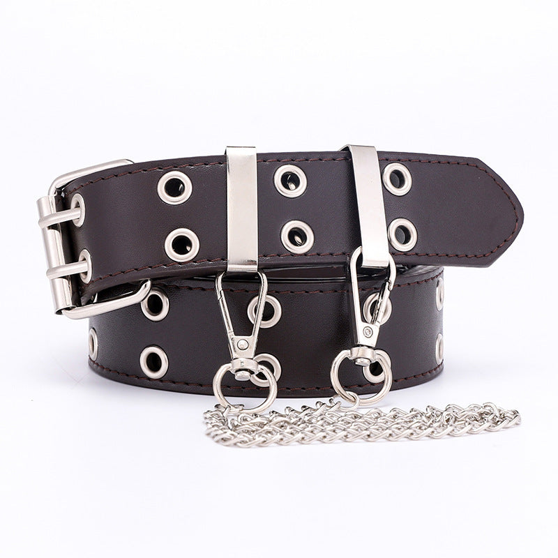 Stylish Double-Breasted Waist Belt for Girls