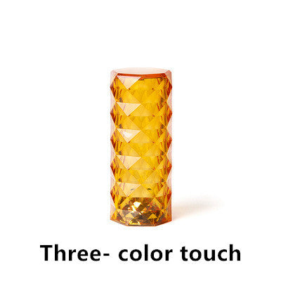 Nordic Crystal Touch Lamp – USB Diamond Night Light for Bedroom Decor